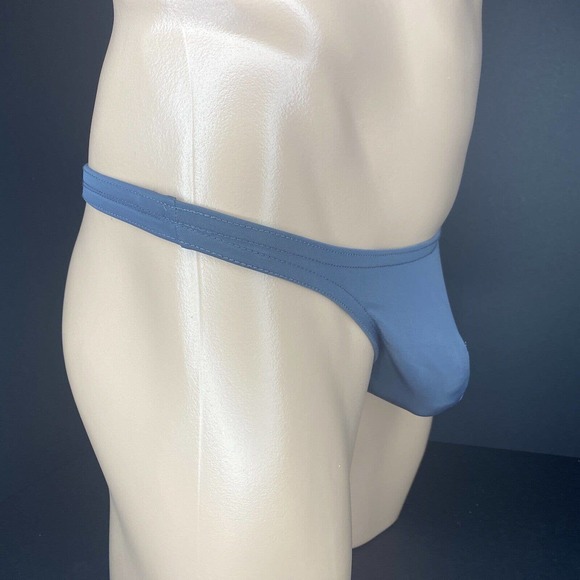 N2N Bodywear BB9 Grey Little Beach Thong BB9 - Size Small - Picture 2 of 3